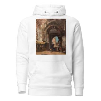 Bab Zuweyleh, Cairo, Egypt by George Yewell Hoodie