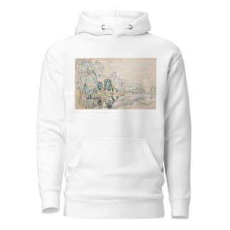 Petit Andély, Château Gaillard by Paul Signac Hoodie