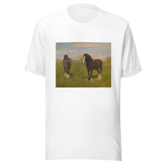 Grazing horses by Rosa Bonheur T-Shirt