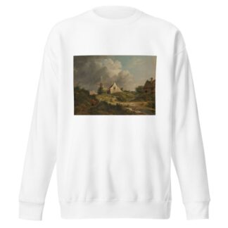 Gezicht aan de vervallen wal te Amsterdam aan de stadszijde tussen de Muiderpoort en de Weesperpoort by Jan Hulswit Sweatshirt