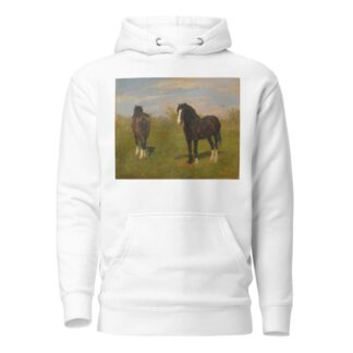 Grazing horses by Rosa Bonheur Hoodie