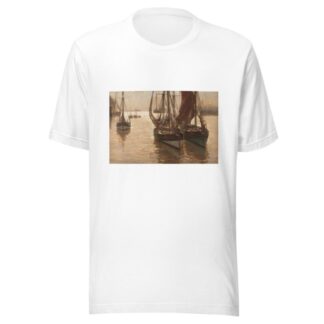 Boats in the harbour by Erwin Carl Wilhelm Günther T-Shirt