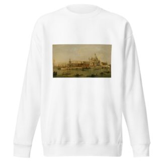 Venice; The Dogana and Santa Maria della Salute by Workshop of Francesco Guardi Sweatshirt