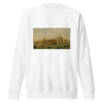 Venice; The Dogana and Santa Maria della Salute by Workshop of Francesco Guardi Sweatshirt