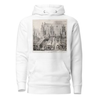 Rouen; Entrée de la Salle des Pas Perdus, Palais du Justice by Richard Parkes Bonington Hoodie