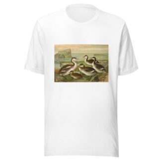 Colymbus cristatus, Grosser Lappentaucher. by Johann Friedrich Naumann T-Shirt