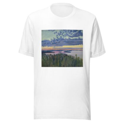 View Over a Lake at Sunset by Akseli Gallen-Kallela T-Shirt