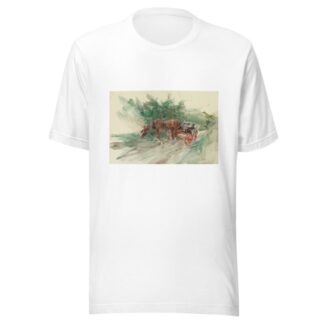 Horse And Carriage by Giovanni Boldini T-Shirt
