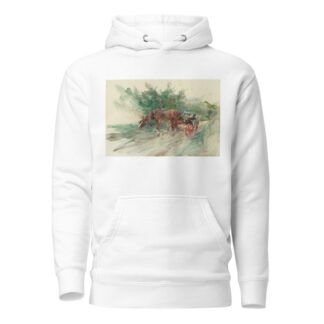 Horse And Carriage by Giovanni Boldini Hoodie