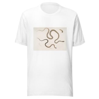 1. Gocool Dipsas. Dipsus [Dipsas] Gocool; 2. Black Headed Lycodon, Lycodon melanocephalus. by John Edward Gray T-Shirt