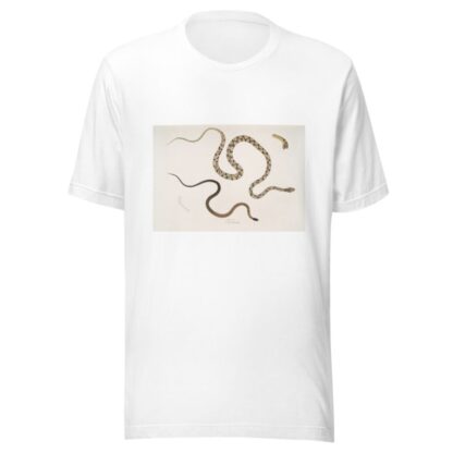 1. Gocool Dipsas. Dipsus [Dipsas] Gocool; 2. Black Headed Lycodon, Lycodon melanocephalus. by John Edward Gray T-Shirt