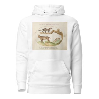 A Civet, a Lynx, and a Hyena Eating a Dog by Joris Hoefnagel Hoodie