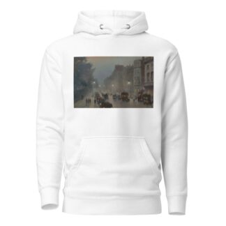 Down Piccadilly, by the Green Park by George Hyde Pownall Hoodie