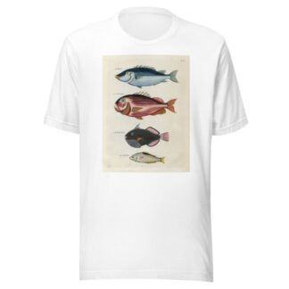 Poissons, ecrevisses et crabes, de diverses couleurs et figures extraordinaires.. Pl.017 by Louis Renard T-Shirt