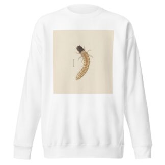Entomology watercolour Pl.083 by George Hudson Sweatshirt