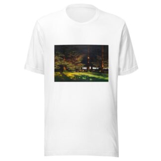 Grasende Schafe auf der Waldlichtung by Paul Wilhelm Keller-Reutlingen T-Shirt