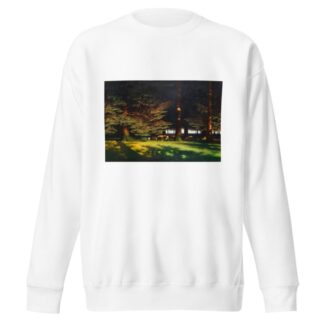 Grasende Schafe auf der Waldlichtung by Paul Wilhelm Keller-Reutlingen Sweatshirt