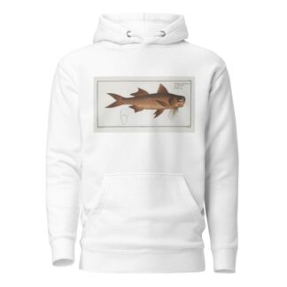Polynemus decadactylus, The Flat-Nose. by Marcus Elieser Bloch Hoodie