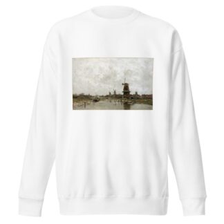 The Five Windmills by Jacob Maris Sweatshirt