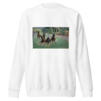 At the Races by Édouard Manet Sweatshirt