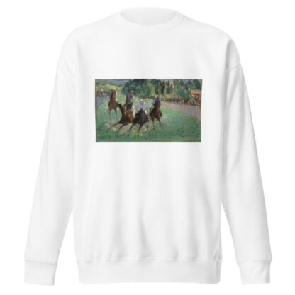 At the Races by Édouard Manet Sweatshirt