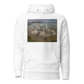 Les Oies by Theodor Philipsen Hoodie