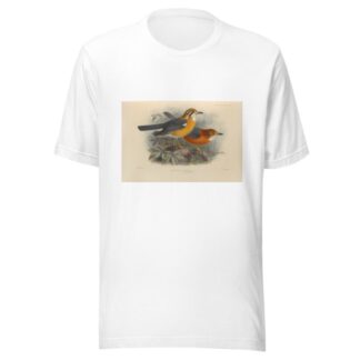 Geocichla Cyanonotus, Geocichla Albogularis by Henry Seebohm T-Shirt