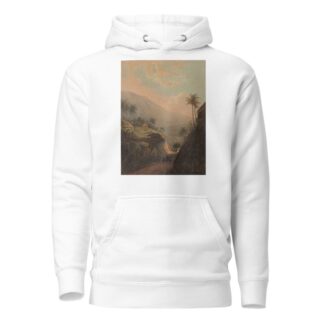 Gezicht op een weg naar de vallei van Salak op Java Weg van buitenzorg naar de vallei van de Salak by Johan Conrad Greive Hoodie