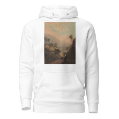 Gezicht op een weg naar de vallei van Salak op Java Weg van buitenzorg naar de vallei van de Salak by Johan Conrad Greive Hoodie