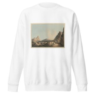 Crater in the Island of Stromboli by Luigi Mayer Sweatshirt