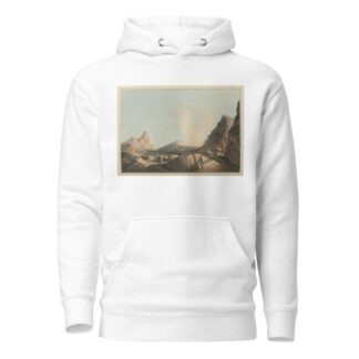 Crater in the Island of Stromboli by Luigi Mayer Hoodie