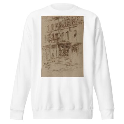 Petite Rue au Beurre, Brussels by James Abbott McNeill Whistler Sweatshirt