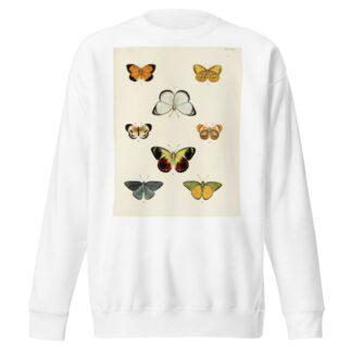Foreign butterflies occurring in the three continents Asia, Africa and America Pl.018 by Pieter Cramer Sweatshirt