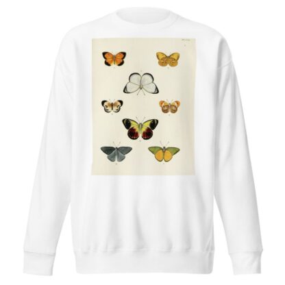 Foreign butterflies occurring in the three continents Asia, Africa and America Pl.018 by Pieter Cramer Sweatshirt