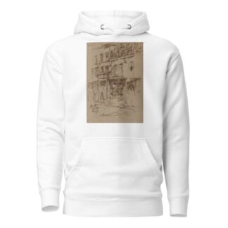 Petite Rue au Beurre, Brussels by James Abbott McNeill Whistler Hoodie