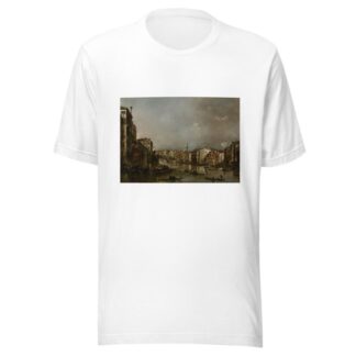 View up the Grand Canal toward the Rialto by Francesco Guardi T-Shirt