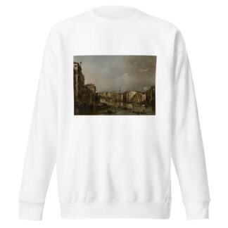 View up the Grand Canal toward the Rialto by Francesco Guardi Sweatshirt
