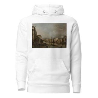 View up the Grand Canal toward the Rialto by Francesco Guardi Hoodie