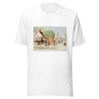 Rue du Puits Sale, St. Valery by Miner Kilbourne Kellogg T-Shirt