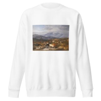 An Intercepted Raid, Ettrick Shepherd by Thomas Sidney Cooper Sweatshirt