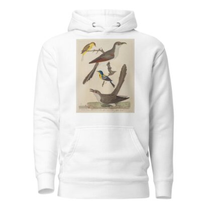Carolina Cuckoo, Black-billed Cuckoo, Blue Yellow-backed Warbler, and Yellow Red-poll Warbler by Alexander Lawson Hoodie