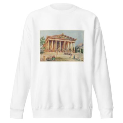 Soaring Ionic façade of the Temple of the Ephesian Diana by Harold Oakley Sweatshirt