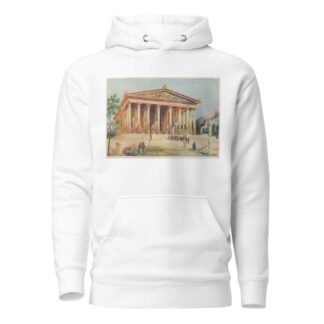 Soaring Ionic façade of the Temple of the Ephesian Diana by Harold Oakley Hoodie