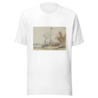 Bei den Kaisermühlen in Wien by Joseph Werner T-Shirt