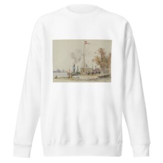 Bei den Kaisermühlen in Wien by Joseph Werner Sweatshirt