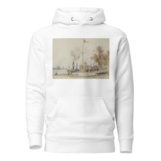Bei den Kaisermühlen in Wien by Joseph Werner Hoodie