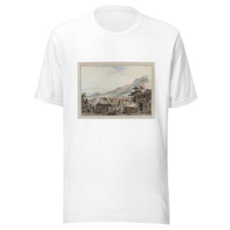 Vuë de la Ville d’Aigle sur la route des Sallines by Johann Karl Müllener T-Shirt