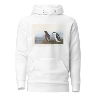 Slender-billed guillemot by John James Audubon Hoodie
