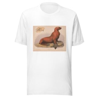 Sea lion. Eumetopias stelleri. Male by Louis Prang & Co. T-Shirt