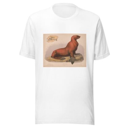 Sea lion. Eumetopias stelleri. Male by Louis Prang & Co. T-Shirt